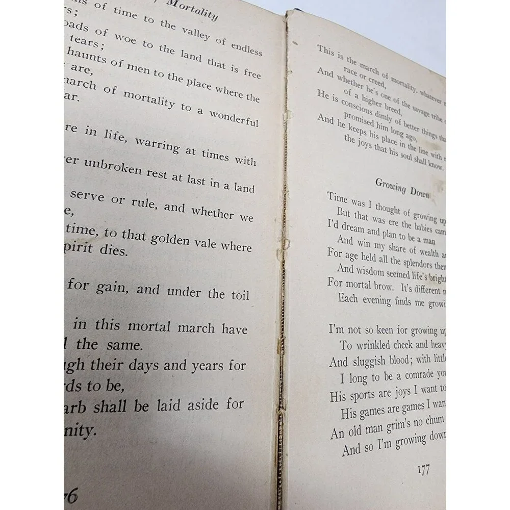 Vintage/Antique Just Folks Poetry Book By Edgar A Guest 1917 Reily & Britton Co.